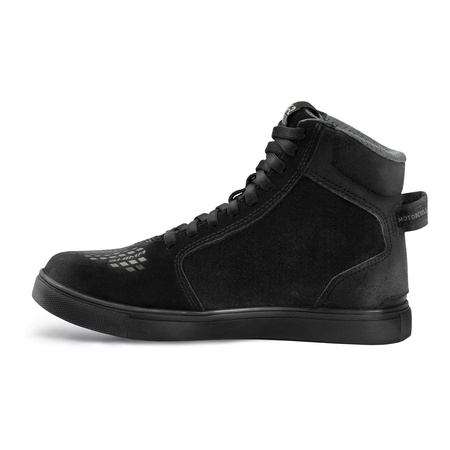 Trampki motocyklowe damskie SHIMA SX-2 EVO LADY BLACK czarny biały