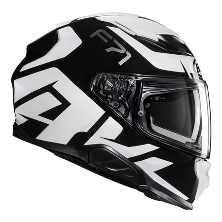 Kask integralny HJC F71 BARD BLACK/WHITE czarny biały