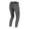 Jeansy motocyklowe damskie OZONE ROXY LADY WASHED BLACK czarny