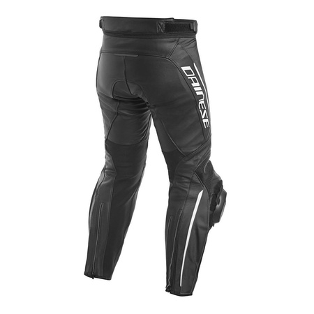 Spodnie skórzane DAINESE DELTA 3 BLACK/WHITE czarny biały