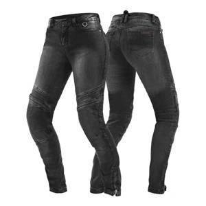 Jeansy motocyklowe damskie SHIMA JESS BLACK czarny