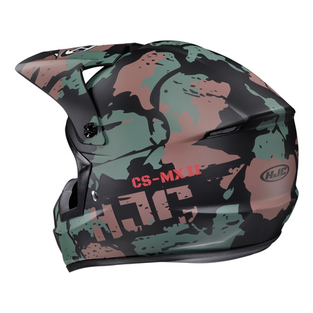 Kask cross HJC CS-MX-II FERIAN BLACK/GREEN/BROWN zielony brązowy czarny