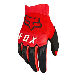 Rękawice cross FOX DIRTPAW FLUORESCENT RED czerwony fluo czarny biały