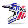 Kask cross AIROH STRYCKER BRAVE BLUE/RED GLOSS niebieski czerwony biały
