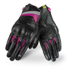 Rękawice miejskie damskie SHIMA RUSH LADY PINK czarny różowy