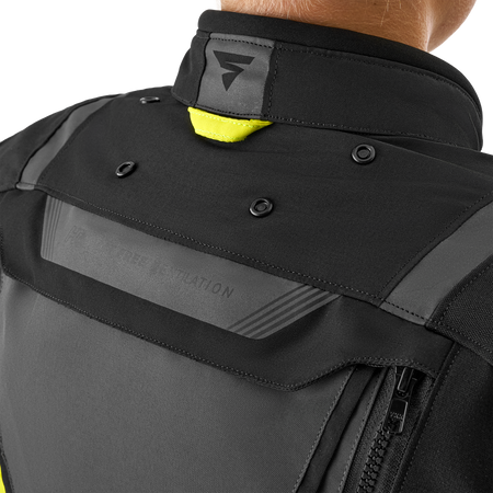 Kurtka tekstylna damska SHIMA HERO 2.0 LADY FLUO czarny szary żółty fluo