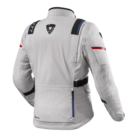 Kurtka tekstylna REVIT VERTICAL GTX SILVER srebrny czarny czerwony granatowy