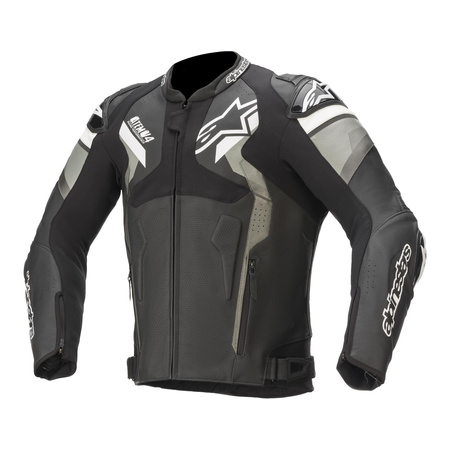 Kurtka skórzana ALPINESTARS ATEM V4 BLACK/GREY/WHITE czarny szary biały