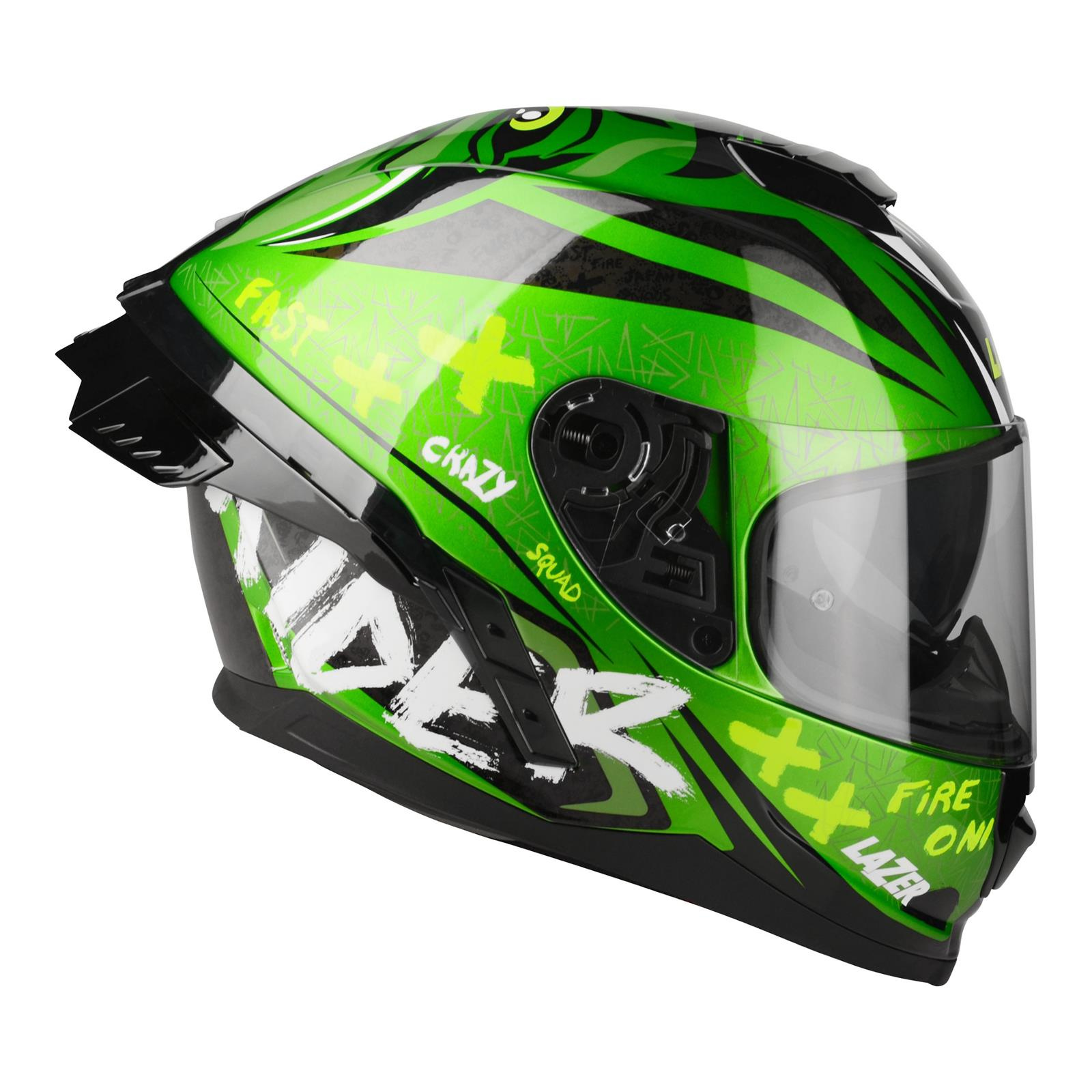 Kask Integralny Lazer Rafale Sr Oni Black Green Czarny Bia Y Ty Zielony Rrmoto Pl