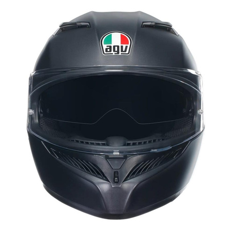 Kask integralny AGV K3 BLACK MATT czarny mat
