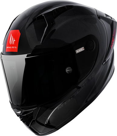 Kask integralny MT KRE+ S SOLID GLOSS CARBON/BLACK czarny