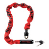 Zapięcie łańcuchowe KRYPTONITE KEEPER 785 INTEGRATED CHAIN 0,7CM X 85CM RED czerwony czarny