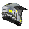 Kask cross MT FALCON S RULER C2 MATT szary czarny żółty fluo