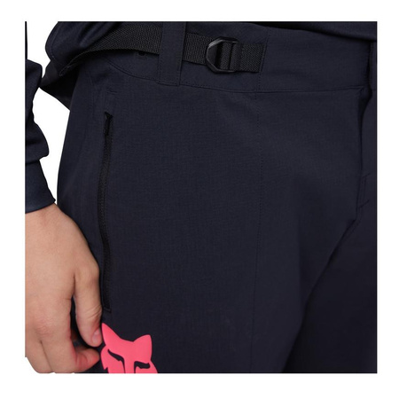 Spodenki rowerowe FOX RANGER RACE BLACK/PINK czarny różowy