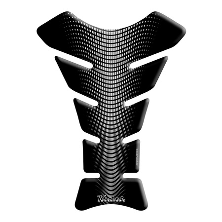 Tankpad KEITI WAVE SILVER szary czarny srebrny