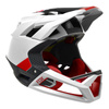 Kask rowerowy FOX PROFRAME BLOCKED BLACK/WHITE czarny biały czerwony