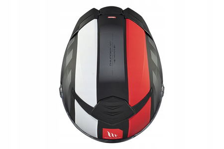 Kask integralny MT THUNDER 4 SV THREADS MATT RED czerwony czarny