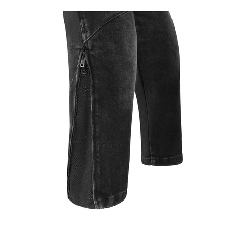 Jeansy motocyklowe SECA SQUARE II BLACK czarny