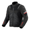 Kurtka tekstylna REVIT TORNADO 4 H2O BLACK/ANTHRACITE czarny czerwony szary