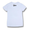 Koszulka T-shirt damska DAVCA OPS HE CAN'T RIDE biały żółty niebieski zielony