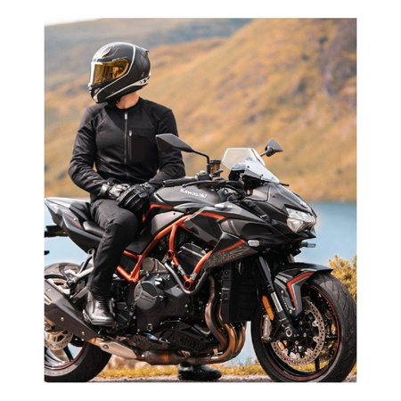 Jeansy motocyklowe KNOX RICHMOND MK3 SHORT BLACK czarny