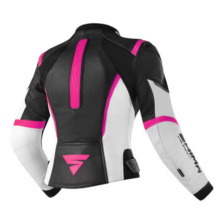 Kurtka skórzana damska SHIMA MIURA 2.0 PINK FLUO czarny różowy