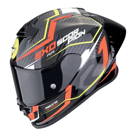 Kask integralny SCORPION EXO-R1 EVO II AIR COUP BLACK/RED/NEON YELLOW czarny czerwony żółty fluo