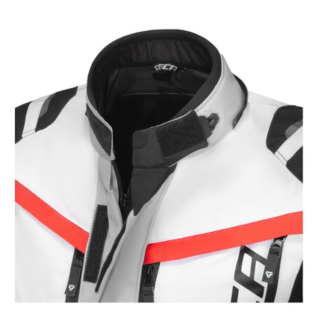 Kurtka tekstylna SECA ARRAKIS III GREY/BLUE/RED szary niebieski czerwony