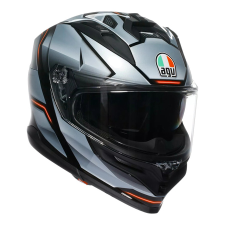 Kask integralny AGV K7 JAEGER BLACK/SILVER czarny srebrny