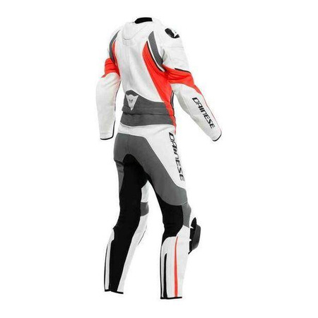 Kombinezon dwuczęściowy damski DAINESE AVRO D2 LADY WHITE/RED FLUO biały czerwony fluo
