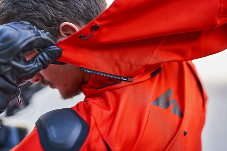 Kurtka tekstylna SHIMA DRIFT MEN RED czarny szary czerwony