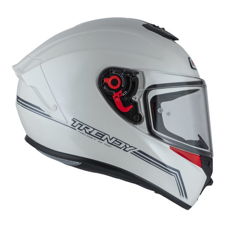 Kask integralny NZI TRENDY SOLID WHITE biały