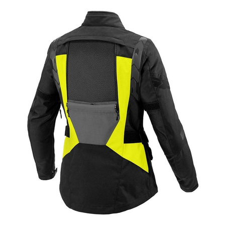 Kurtka tekstylna damska SPIDI 4 SEASON EVO LADY YELLOW FLUO szary czarny żółty fluo