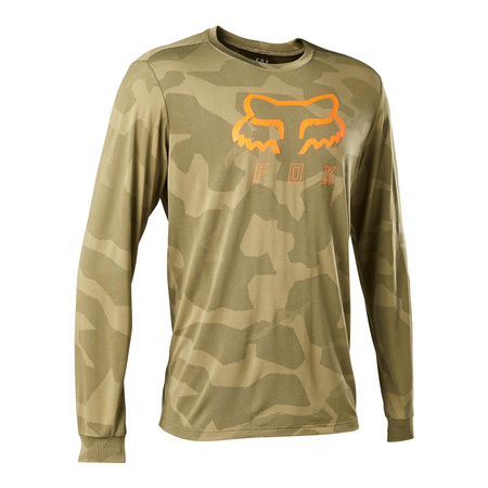 Koszulka rowerowa FOX RANGER TRU DRI BARK zielony