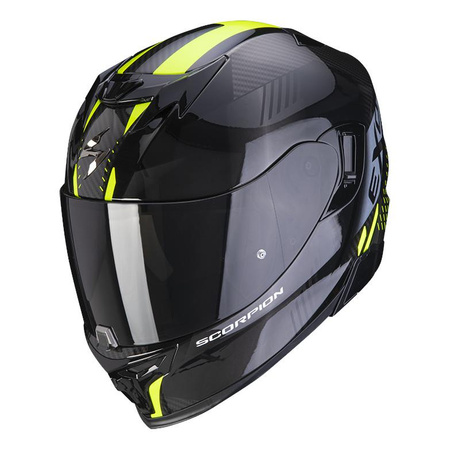 Kask integralny SCORPION EXO-520 AIR LATEN BLACK/FLUO YELLOW czarny żółty fluo