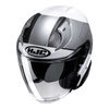 Kask otwarty HJC RPHA 31 CHELET SILVER/WHITE srebrny biały
