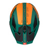Kask otwarty MT STREETFIGHTER SV S TOTEM C6 MATT zielony pomarańczowy