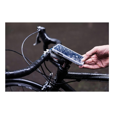 Pokrowiec wodoodporny na telefon SP CONNECT WEATHER COVER IPHONE 14 PRO/14/13 PRO/13/12 CLEAR przezroczysty