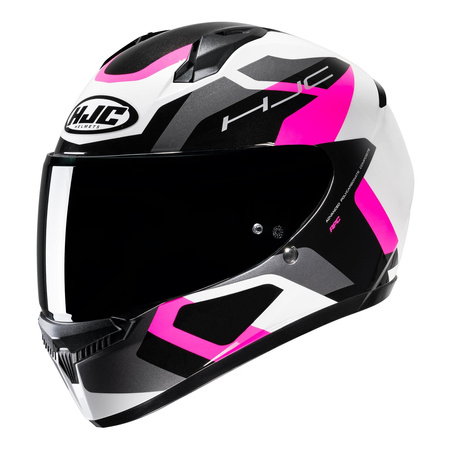 Kask integralny HJC C10 TINS WHITE/PINK biały różowy grafitowy czarny