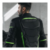 Kurtka tekstylna OZONE PULSE BLACK/FLO YELLOW czarny żółty fluo