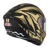Kask integralny NZI TRENDY FLAG BLACK GOLD MATT czarny złoty