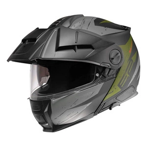 Kask szczękowy SCHUBERTH E2 ECE EXPLORER GREEN czarny szary zielony