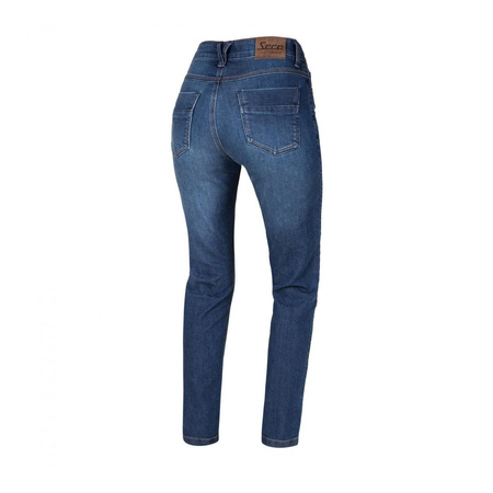 Jeansy motocyklowe damskie SECA DELTA ONE LADY BLUE niebieski