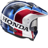 Kask cross ARAI TOUR-X4 HONDA AFRICA TWIN biały czerwony niebieski granatowy