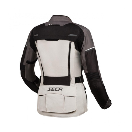 Kurtka tekstylna damska SECA DISCOVERY LADY GREY szary czarny
