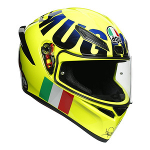 Kask integralny AGV K1 ROSSI MUGELLO 2016 żółty fluo czarny biały zielony czerwony pomarańczowy