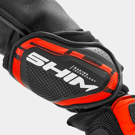 Rękawice sportowe SHIMA RS-3 RED FLUO czarny czerwony fluo