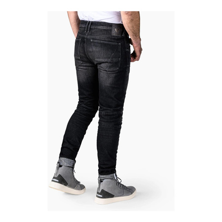 Jeansy motocyklowe REVIT MOTO 2 LONG DARK GREY USED szary