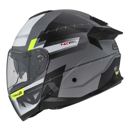 Kask szczękowy NZI COMBI 3 DUO METRIC NARDO GREY WHITE MATT szary biały