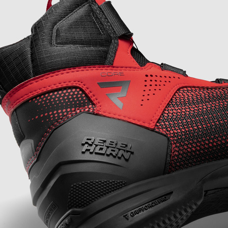 Buty krótkie REBELHORN CORE BLACK/RED czarny czerwony